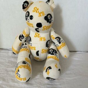 Pittsburgh Steelers Handmade Teddy Bear